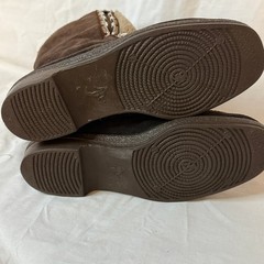 Vtg Quoddy Women’s Boot Sz 7 Shearling Lined Faux Fur Moccasin Brown Tan Snow