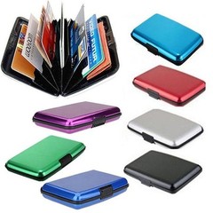 Mens Womens RFID ID Card Case Box Credit Card Wallet Credit Card Holder Present