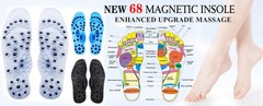 Enhanced Magnetic Therapy Massage Insoles Foot Acupressure Point Therapy Body