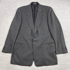 Giorgio Armani Le Collezioni Suit Jacket Mens IT 42 L Gray Wool Sport Coat Italy