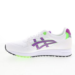 Asics Gel Saga 1193A071-100 Mens White Suede Lifestyle Sneakers Shoes 11.5