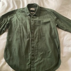 Universal Thread 100% Cotton Button Down Women’s Oversize Fit Olive Green S