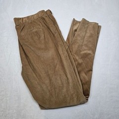 Orvis Corduroy Pants Mens 42×37 Unfinished Hem Tan Brown Chino NEW