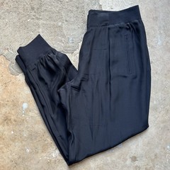 ATM Anthony Thomas Melillo 100% Silk Jogger Lounge Pants Black Women’s XS ($275)