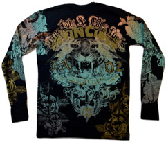 True Love & False Idols Mens TLFI Angel Will Rise Black Shirt NWT S, M, L, XL