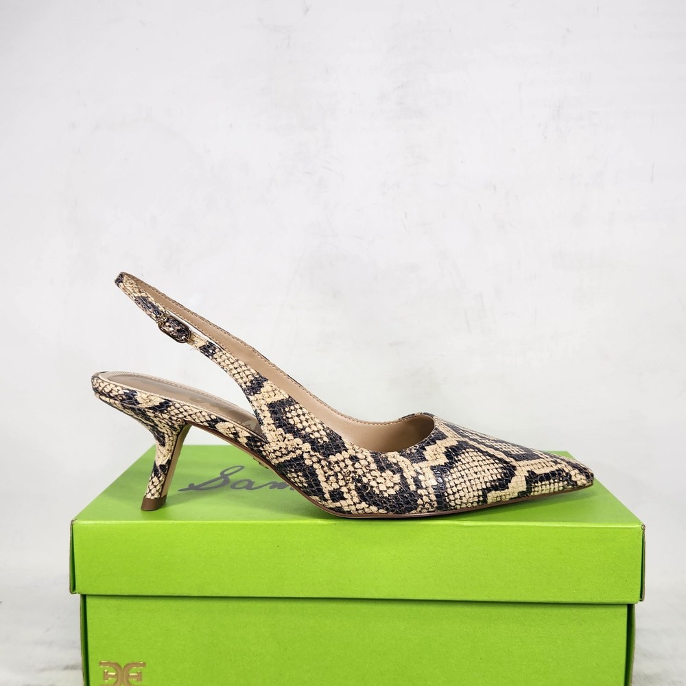 8.5 WOM – Sam Edelman Bianka Sling 60 – Roccia Snake Print – LEATHER