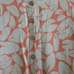 Uncle Frank Linen Rayon Shorts Romper XS Coral Coastal Resort Vacation Pleated