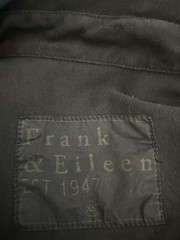 Frank & Eileen Mary Dress Cotton Black Shirt Dress XS