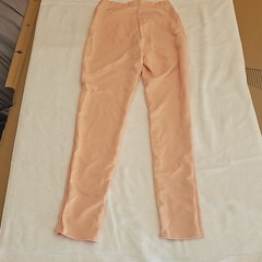 Fashion Nova Peach Straight Leg Pants Polyester Spandex Women Hand Wash Only XS