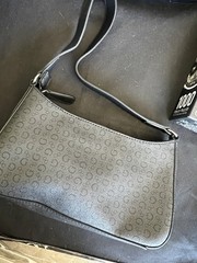 GUESS Women’s Handbag G Monogram Shoulder Bag Black