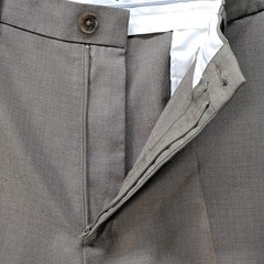 Haggar Cool 18 Mens Classic Fit Khaki Taupe Dress Pants 38×31 WPL 386 1017764