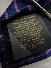 Brooks Brothers Tie Makers And Merchants Handmade USA 100% Imported Silk Striped