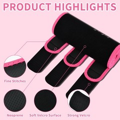 NEWCOO Sweat Waist Trainer For Women Men Waist Trimmer Sweat Belt Band Stomac…