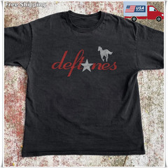 Deftones White Pony Star Logo T-shirt, Unisex Black T-shirt, Size S-5XL