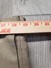 Roundtree & Yorke Pants Mens 36×30 Easy Care Dress Flex Waist Pleated Cuffed Tan