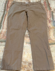 Taylor Stitch Men’s The Democratic Foundation Pants Organic Khaki Flat Front 32