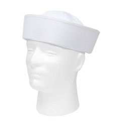 Sailor Hat White Military US Navy Cotton Dixie Cup Yacht Cap Sailing Nautical