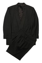 Ermenegildo Zegna Double-Breast Super 100’S 2-Piece Shawl Men Tuxedo Suit 44R-34