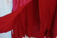 D.B.Y Ltd. VTG Women’s Red Party Dress Rayon Embroidered 16W