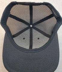 Kubota Tractor Emb. Patch on Richardson 112 Trucker Hat Snapback Black/Black