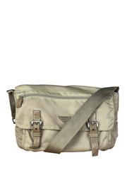 Size OS – Prada Khaki Tessuto Nylon Messenger – Pre-Owned