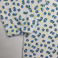 Under Armour Polo Shirt Men Large UPF 30 Anti Odor Golf Performance White Floral