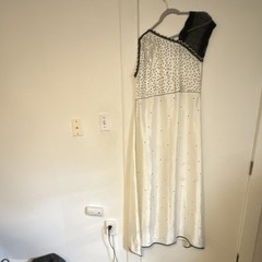 Party Gown W Hand Sewed Beads A Few Are Missing and A Slight Damage