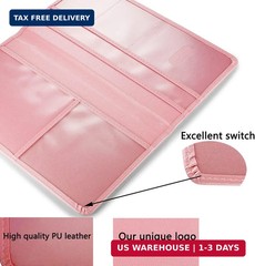 Car Registration and Insurance Card Holder – Leather Vehicle Glove Box Automobil