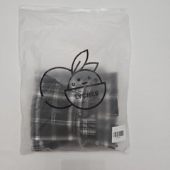 Lychee Adjustable Side Slit Black Plaid Pleated School Girl Skirt Sz Small