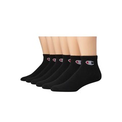 Champion® Men’s 6 Pairs ANKLE Socks ” DOUBLE DRY~ARCH SUPPORT~CUSHIONED ” NEW!!