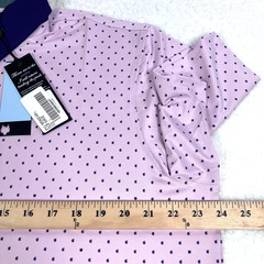 NEW Greyson Purple Pink Sunrise Performance Fabric Men Large S/S Golf Polo Shirt