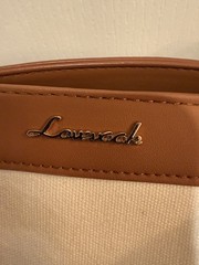 LOVESACK – Canvas & Faux Leather Tote / Shoulder Bag