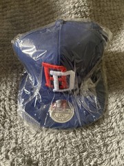 JS Confecciones Dominican Republic Flag Blue Snapback Hat Adjustable