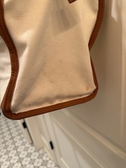 LOVESACK – Canvas & Faux Leather Tote / Shoulder Bag