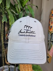 Frank Sinatra Celebrity Golf Invitational Logo Gray Baseball Cap By Ashworth NWT
