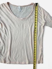 Pact 100% Organic Cotton Lightweight Long Sleeve Apricot Ophelia Shirt Sz M