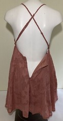 Lulus Dress New W/Tags Size M Jrs Dusty Rose Mini Sundress Hand Wash Only Pretty