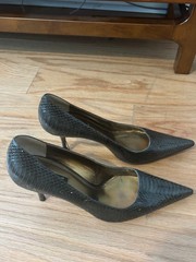 Dolce and Gabbana Pointed Python Stiletto Pump Heel EU Size 41