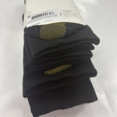 4 Pairs Gold Toe Casuals Women’s Crew Flat Knit Socks Solid Black Sizes 6-9