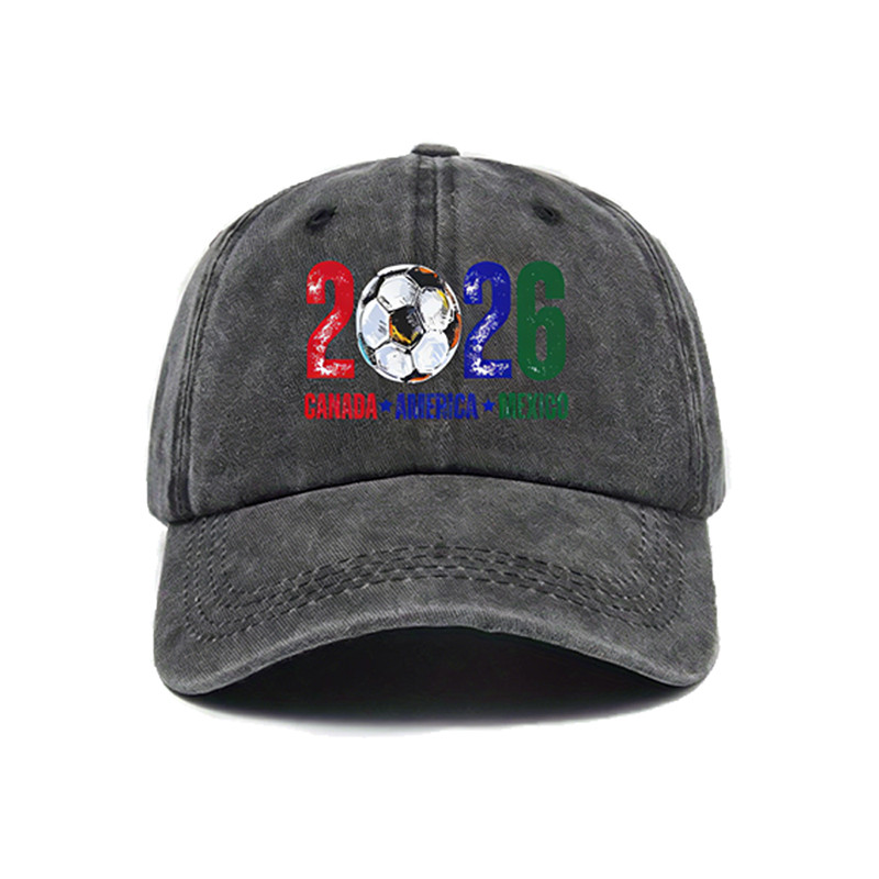 2026 Soccer Adjustable Men’s Baseball Cap Unisex Hat Sports Dad Hat