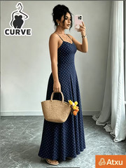 French Romantic Floral Patchwork Maxi Dress