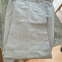 Columbia Men’s Green Solid Cotton Casual Pants Flat Front Zip Pockets Size 38