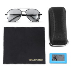 Photochromic Polarized Aviator Sunglasses Premium Frame Unique Design Glasses US