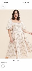 Selkie Women’s Midi Length Selkie Floral Day Dress Size Medium