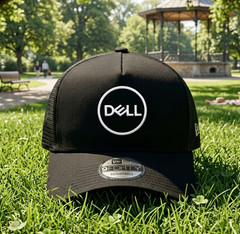 Dell Embroidered Trucker Hat Vintage Style Adjustable Snapback Cap