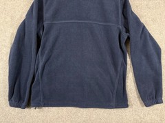 Dallas Cowboys Columbia Fleece Jacket Mens L Blue Full Zip Long Sleeve Pockets