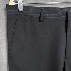 The Kooples Pants 52 Black Slim Tuxedo Dress Trousers Formal Wedding Luxe 34/36
