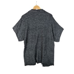 Chico’s Women’s Cable Knit Gray Open Front Cardigan Size 3 (US XL)