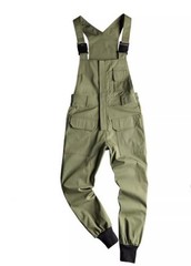 Mens Overalls Harem Pants Suspender Casual Formal Work Slim Fit Jumpsuit Outdoor