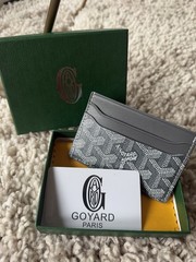Black and Grey Card Holder Wallet Leather Luxury Men’s